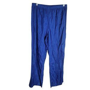 Cabela's Nylon Pack Pants Women Large Coastal Blue Waterproof Outdoor Hiking NEW